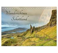 Wunderschönes Schottland (Tischkalender 2026 DIN A5 quer), CALVENDO Monatskalender: Lassen Sie sich verzaubern von der wunderschönen Landschaft Schottlands.