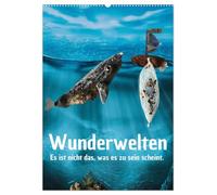 Wunderwelten - Es ist nicht das, was es zu sein scheint. (Wandkalender 2026 DIN A2 hoch), CALVENDO Monatskalender: Wunderwelten Naturcollagen - Es ist nicht das, was es zu sein scheint.