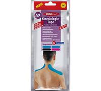 Wundmed Cinta de kinesiología precortada Hombro / cuello negra / rosa / azul