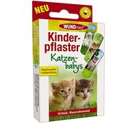 Wundmed Paquete de 5 tiritas infantiles para gatos, 5 paquetes de 10 unidades (50 unidades)