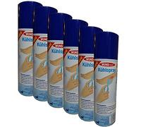 WUNDmed - Spray refrigerante - 6 x 300 ml - delicado con la piel - alivia el dolor - efecto de refrigeración de larga duración