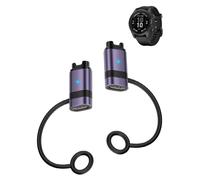 WUNIAK Adaptador de cargador tipo C para Garmin Fenix 8 / Fenix E, convertidor de carga magnético tipo C para Fenix 8 / Fenix E, morado (paquete de 2)
