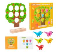 Wunikuda Juguete educativo de madera | Juego divertido y seguro para sentir,juguete educativo para estimular la creatividad,Para niños niñas casa cumpleaños escuela