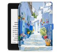 WunM Studio para Kindle 7 Case, Smart Cover para Kindle 7th Generation Capa, Auto Sleep Wake Up Funda Slim Lightweight Ereader Funda Protectora/fantasía y Paisaje Urbano