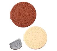 WUNZILO 2 pcs Nota de Chocolate Dale un mordisco, Notas Libro en blanco 160 Unidades, 9 cm x 8,5 cm x 16 mm, Notas Personalizadas, Regalo para Amigo Maestro, Con sabor a chocolate