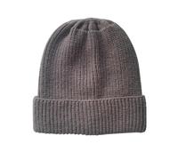 WUODHTW Beanie Hat for Men Women, Wool Fisherman Beanies, Cuffed Knit Warm Winter Hats Skull Cap Ski Cap for Outdoor (Y Gray)