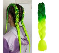 WUODHTW Braiding Hair Extension Braids Hair Hot Synthetic Crochet Twist Braid Hair Extension for Box Braids Synthetic Fiber for Women Cosplay Halloween (-B43)