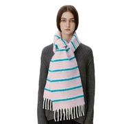 WUODHTW Winter Scarf for Women Shawl Tassel Plaid Scarves Wraps Super Soft Classic Cashmere Feel Warm Long Scarf Gifts (Pink Green)
