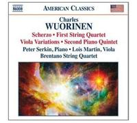 Wuorinen: Second Piano Quintet/ Scherzo/ Viola Variations by Peter Serkin (2011-03-29)