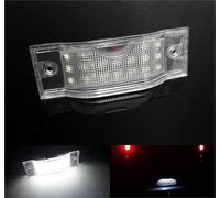 WUPEDI 1x luz LED for matrícula Canbus blanca for Vivaro A Trafic II Primastar X83 2001-2014 Luz de matrícula de coche