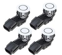 WUPEDI 4 sensores de estacionamiento PDC for Toyota, 89341-42060 8934142060 Kit de sensores de estacionamiento Traseros para c(White)