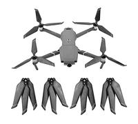 WUPEDI 4 Uds 8743F hélice de Fibra de Carbono 3 Cuchillas 8743 Accesorios de Cuchilla Plegable repuestos de Repuesto, for Dron dji Mavic 2 Pro Zoom Hélice para dron(1 Pair)