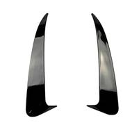 WUPEDI Accesorio aerodinámico de Fibra de Carbono for Parachoques de Coche, Personalizado, for, con diseño de Flujo de Aire Mejorado, for W205 Borde del difusor Trasero(Black-China)