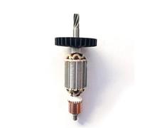 WUPEDI Accesorios de rotor armadura HR2470F, for makita, reemplazo anclaje bobina estator martillo HR2460 Rotor de armadura de motor eléctrico para herramientas de jardín(BLACK With Bearing Carbon)