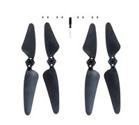 WUPEDI Accesorios for Aviones aéreos de Cuatro Ejes, Pala CW CCW for Dron Remoto, Marco de cámara de hélice de trípode Aumentado for KF101 MAX/Visuo K3 Hélice para dron(1)