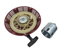 WUPEDI Arranque de arranque por cuerda con juego copa brida, repuestos motor for generador cortacésped, Gx340, 11Hp, Gx390, 13Hp, 188 Dispositivo de arranque para maquinaria de jardine