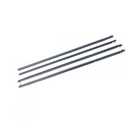 WUPEDI Burletes De Goma for Ventana Exterior Coche 4 Piezas, for Mazda, 3 for Sedan 2004-2009 Tira Sellado Presión Impermeable Accesorios for Tira de sellado de goma para puerta de coche