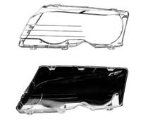 WUPEDI Carcasa transparente for faro delantero de coche, cubierta de cristal for E46 Coupé Convertible, pre-facelift M3 cubierta protectora de faros(1pc Left Side)