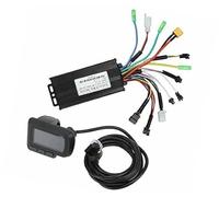 WUPEDI Controlador de 3 Modos 26A con medidor de Pantalla LCD EN06, Kit de Panel Controlador de Bicicleta eléctrica de aleación de Aluminio Medidor de Velocidad para Patinete eléctrico