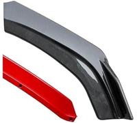 WUPEDI Divisor de Parachoques Delantero for Hyundai Sonata 2015-2017, Protector Superficie Carbono, Kit carrocería, Separador Labios (Superficie, Rojo) Alerón para Coche(Black Carbon Surface-Red)