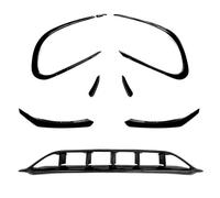 WUPEDI Embellecedor divisor de parachoques delantero for, clase CLA W117 C117 CLA200/220 2016-2019, alerón capó entrada aire coche negro Cubierta de ventilación antiniebla del parachoques delantero