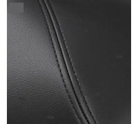 WUPEDI For, for Prius 2004 2005 2006 2007 2008 2009 Cubierta del Panel reposabrazos de la Puerta Interior Cuero Microfibra Coche Decoración Etiqueta Panel de la puerta del coche(Schwarz,4pcs)
