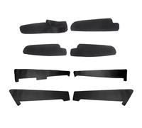 WUPEDI For Mazda, 6 2006 2007 2008 4 unids/set cubierta de cuero microfibra del Panel la manija puerta coche Panel de la puerta del coche(Armrest customize)