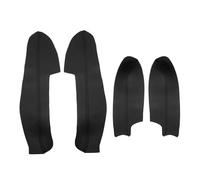 WUPEDI For Nissan, for Qashqai, for J11 2016 2017 2018, Panel de manija Puerta Interior Coche, reposabrazos, Funda Protectora Cuero Microfibra Panel de la puerta del coche(Schwarz)