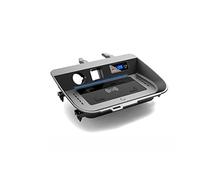 WUPEDI For Toyota, for RAV4, Wildlander 2019-2022 coche 15W teléfono móvil QI cargador inalámbrico Interior Retrofit Panel de carga de teléfono móvil Cargador inalámbrico para coche(BLACK Left Rudder)