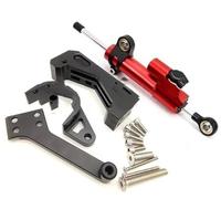 WUPEDI For ZERO, 10X Kit de amortiguador estabilizador dirección scooter eléctrico Soporte modificación rueda delantera Monopatín Amortiguador de dirección de scooter eléctrico(BLACK 2)