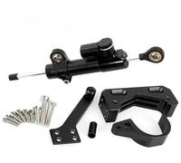 WUPEDI For ZERO, 10X Scooter estabilizador de dirección amortiguador soporte modificación rueda delantera piezas eléctrico Amortiguador de dirección de scooter eléctrico(BLACK Bracket and damper3)