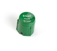 WUPEDI Interruptores de botón coche, cubierta del interruptor encendido motor parada arranque, para Land, para Range, para Llave del interruptor de arranque(Green)