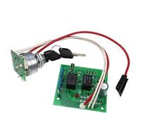 WUPEDI Interruptores de botón coche Módulo interruptor encendido con llaves, para John Deere 415 425 445 455 Serie inferior a 070001 Am136681 Llave del interruptor de arranque