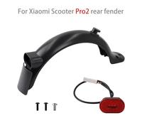 WUPEDI Juego de Luces traseras Freno con Gancho for Guardabarros Trasero Scooter eléctrico, for Xiaomi, Pieza Placa matrícula luz Trasera Mi3 M365 Pro 2 1S Guardabarros(Purple)