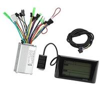 WUPEDI Kit de Panel de Pantalla LCD for Controlador sin escobillas de Bicicleta eléctrica, Panel SW900 de 250 W/350 W, for manillares de 22,2 mm Medidor de Velocidad para Patinete eléctrico