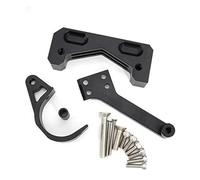 WUPEDI Kit de soporte montaje amortiguador estabilizador dirección for scooter Eléctrico ZERO, 10X Amortiguador de dirección de scooter eléctrico(Black Bracket)