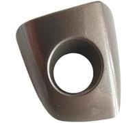 WUPEDI Manija de puerta exterior, para A6 A7 Sportback 2011-2016 Lhd Tapa delantera izquierda derecha cerradura con orificio para llave Protector de manija de puerta(White Gold Left)