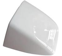 WUPEDI Manija de puerta exterior, para A6 A7 Sportback 2011-2016 Lhd Tapa delantera izquierda derecha cerradura con orificio para llave Protector de manija de puerta(BLACK Ibis White Right)