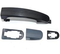 WUPEDI Manija de puerta exterior, para Escape, para Focus para Transit 2014-2018, Kit de tapa de junta delantera trasera izquierda derecha Protector de manija de puerta(BLACK 1 Set Rear Right)