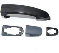 WUPEDI Manija de puerta exterior, para Escape, para Focus para Transit 2014-2018, Kit de tapa de junta delantera trasera izquierda derecha Protector de manija de puerta(BLACK 1 Set Front Right)