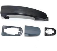WUPEDI Manija de puerta exterior, para Escape, para Focus para Transit 2014-2018, Kit de tapa de junta delantera trasera izquierda derecha Protector de manija de puerta(BLACK 1 Set Rear Left)