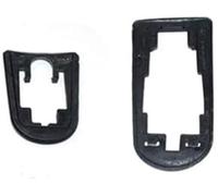 WUPEDI Manija de puerta exterior, para Escape, para Focus para Transit 2014-2018, Kit de tapa de junta delantera trasera izquierda derecha Protector de manija de puerta(BLACK Rubber Pads)