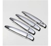 WUPEDI Manija de puerta exterior, para Toyota para Land Cruiser Prado 120 J120 Lc120 2003 2004-2008 2009 Cubierta adhesiva superpuestas Protector de manija de puerta(Silver)