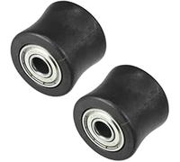 WUPEDI Pieza del piñón impulsor de motosierra Para Moto Forti 2 uds cadena de transmisión ajuste tensor de goma, motocicleta negro 8Mm