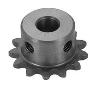 WUPEDI Pieza del piñón impulsor de motosierra Para Piñón de rodillo cadena 25, diámetro 8 mm, exterior 29,5 13 dientes, acero al carbono C45, orificio redondo Ansi No.25