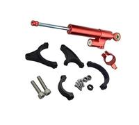 WUPEDI Piezas de monopatín eléctrico, accesorios for patinete Wolf King GT, for KAABO, Warrior 11 pulgadas Amortiguador de dirección de scooter eléctrico(BLACK Red2)