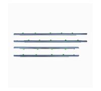 WUPEDI Sellos de puerta ventana 4 piezas 72410-T0G-A01 72450-T0G-A01 72950-T0G-A01 Sello burlete goma moldura coche for CRV 2007-2011 Tira de sellado de goma para puerta de coche