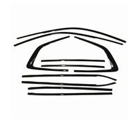 WUPEDI Sellos de puerta ventana embellecedor cubierta tira exterior coche, for, G01 X3 2018-2024, burlete, pantalla sello acero inoxidable decorativa Tira de sellado de goma para puerta de coche