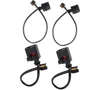 WUPEDI Sensor de desgaste pastillas freno, 2 pares repuesto sensor delantero + trasero 95861236500 95861236550, for Touareg, 7P5 7P6 Sensor de desgaste de pastillas de freno