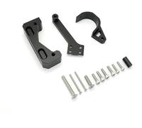 WUPEDI Soporte de amortiguador estabilizador dirección scooter, soporte modificación rueda delantera, piezas eléctrico, for ZERO, 10X Amortiguador de dirección de scooter eléctrico(BLACK Black3)